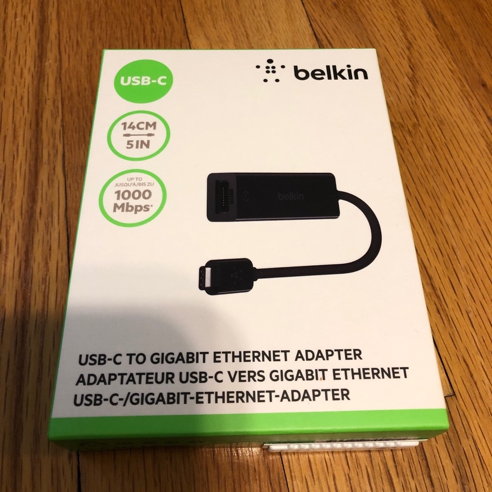 Belkin USB-C Gigabit Ethernet Adapter